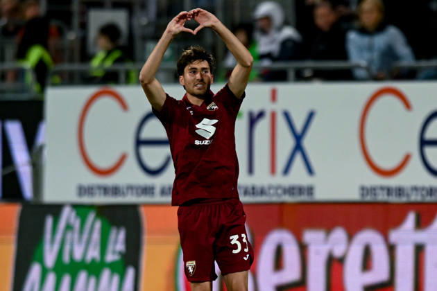 Torino s Rafael Obrador Burguera celebrates after scoring the goal for 0-1 during the Serie A soccer match between Cagliari Calcio and Torino at the Unipol Domus in Cagliari, Sardinia - Sunday 17th May. - Soccer Copyright: x ®xGianlucaxZuddas LaPressex