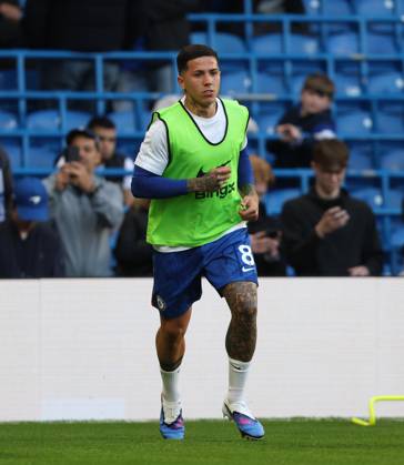 Premier League - Chelsea v Tottenham Hotspur LONDON, ENGLAND, MAY 19: Enzo Fernandez of Chelsea warms up ahead of the Premier League match between Chelsea v Tottenham Hotspur at Stamford Bridge Stadium, London, England, on May 19. (Photo by Daniel Weir) London Stamford Bridge Stadium England Copyright: xDanielxWeir SportsxPressxPhotox Sportspressphoto_SPR150138
