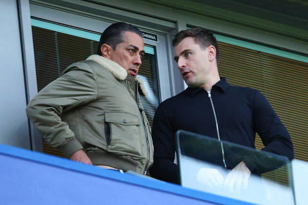 Premier League: Chelsea v Tottenham Hotspur LONDON, UK - 19th May 2026: Chelsea co-owner Behdad Eghbali looks on with Chelsea Director of Global Recruitment Sam Jewell ahead the Premier League match between Chelsea FC and Tottenham Hotspur FC at Stamford Bridge London Stamford Bridge England United Kingdom Copyright: xCraigxMercerx xPeakxActionxPhotosx