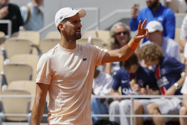 Tennis, French Open, Novak Djokovic Training