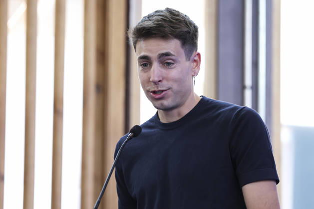 May 21, 2026, Madrid, Madrid, Spain: Oriol Carmona, Olympic skier, receives the Sports Achievement Award during the 2026 ISC Awards Ceremony, which took place.during the ISDE Sports Convention at the Official College of Architects of Madrid on May 21, 2026, in Madrid, Spain. Madrid Spain - ZUMAa181 20260521_zaa_a181_033 Copyright: xIrinaxR.xHipolitox