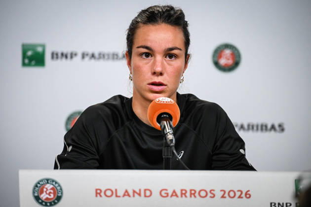 Tennis, French Open, Lois Boisson Pressekonferenz