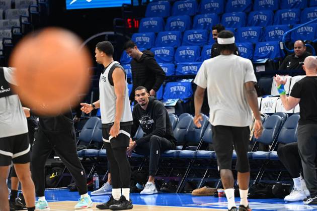 wembanyama victor BASKET CHPT NBA 2026 ENTRAINEMENT SAN ANTONIO SPURS PAYCOM CENTER OKLAHOMA CITY EATS UNIS 20 05 2026 REAU ALEXIS entrainement avant le match 2 Oklahoma City Thunder San Antonio Spurs OKLAHOMA CITY PAYCOM CENTER GermanyxJapanxUKxFrancexBelgiumxOUT Copyright: xREAUxALEXISx