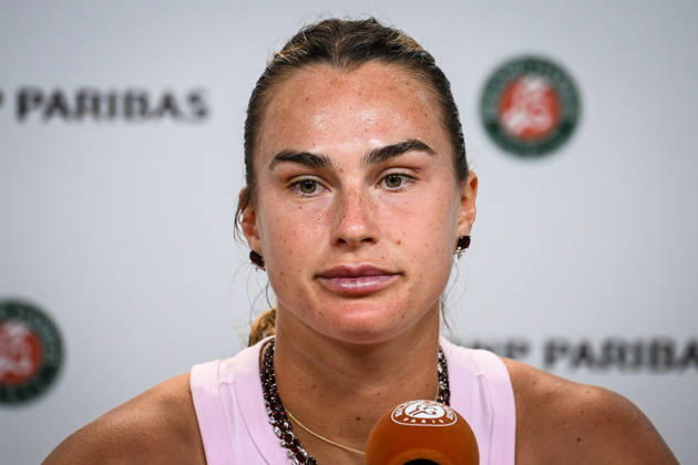 Tennis, French Open, Aryna Sabalenka Pressetermin