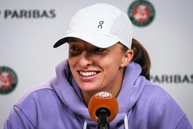 Tennis, French Open, Iga Swiatek Pressekonferenz