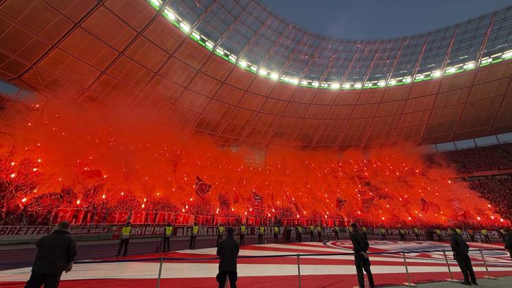 23 05 2026, Football DFB Pokal 2025 2026, Final, FC Bayern Munich VfB Stuttgart, at Olympiastadion Berlin Pengalos DFL and DFB regulations prohibit any use of photographs as image sequences and or quasi video