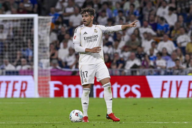 May 24, 2026, Madrid, Madrid, Spain: RAUL ASENCIO of Real Madrid CF during the match corresponding to the thirty-eight round of the 2025 26 First Division National League Championship between REAL MADRID C.F. Vs ATHLETIC CLUB, played at the Bernabeu Stadium on May 23, 2026, in Madrid, Spain. REAL MADRID C.F. Vs ATHLETIC CLUB - First Division National League Championship 2025 26 (05.23.26) - ZUMAc312 20260524_zsp_c312_188 Copyright: xOscarxManuelxSanchezx