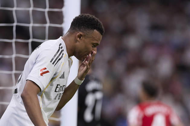 May 23, 2026, Madrid, Spain: Kylian Mbappe of Real Madrid CF is seen in action during the LaLiga EA Sports 2025 2026 week 38 football match between Real Madrid CF and Athletic Club at Santiago Bernabeu stadium. Final score; Real Madrid CF 4:2 Athletic Club Madrid Spain - ZUMAs197 20260523_aaa_s197_336 Copyright: xFedericoxTitonex