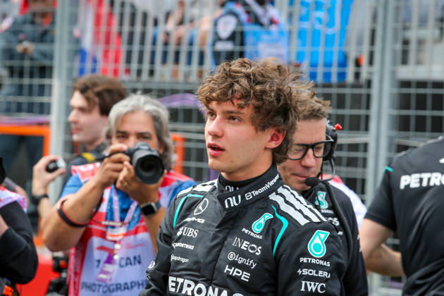 IPA85024861 - (12) Andrea Kimi Antonelli (ITA) - Mercedes-AMG PETRONAS F1 Team - Mercedes W17 - Mercedes E Performance during the Sprint Race of Formula 1 AWS Canadian Grand Prix 2026 at Circuit Gilles Villeneuve in Montreal, Canada. Round 7 of the 2026 FIA Formula One World Championship, WM, Weltmeisterschaft held May 22-24, 2026. The Circuit Gilles Villeneuve on Ile Notre-Dame in Montreal, named after the legendary Ferrari driver, hosts the Sprint format for the seventh round. This event weekend features the F1 Sprint format, with a Sprint Shootout and Sprint Race in addition to the standard qualifying session and Grand Prix. during Formula 1 AWS Canadian Grand Prix 2026 - Round 7 - Circuit Gilles Villeneuve, Formula 1 Championship in , , May 23 2026 Copyright: xStefanoxFacchin xAlessioxDexMarcox xAvens-images.com AvensImages IPAxSportx xx 85024861