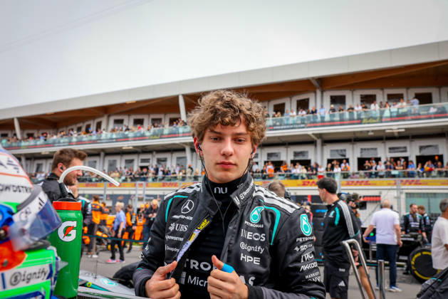 IPA85024863 - (12) Andrea Kimi Antonelli (ITA) - Mercedes-AMG PETRONAS F1 Team - Mercedes W17 - Mercedes E Performance during the Sprint Race of Formula 1 AWS Canadian Grand Prix 2026 at Circuit Gilles Villeneuve in Montreal, Canada. Round 7 of the 2026 FIA Formula One World Championship, WM, Weltmeisterschaft held May 22-24, 2026. The Circuit Gilles Villeneuve on Ile Notre-Dame in Montreal, named after the legendary Ferrari driver, hosts the Sprint format for the seventh round. This event weekend features the F1 Sprint format, with a Sprint Shootout and Sprint Race in addition to the standard qualifying session and Grand Prix. during Formula 1 AWS Canadian Grand Prix 2026 - Round 7 - Circuit Gilles Villeneuve, Formula 1 Championship in , , May 23 2026 Copyright: xStefanoxFacchin xAlessioxDexMarcox xAvens-images.com AvensImages IPAxSportx xx 85024863