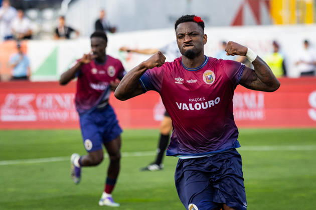Sporting CP vs SCU Torreense in Oeiras - 24 May 2026 Ianique dos Santos Tavares, commonly known as Stopira of SCU Torreense celebrates a goal during the Portuguese Cup 2025 2026 - Final match between Sporting CP and SCU Torreence at Estadio Nacional. (Final score: Sporting CP 1 - 2 SCU Torreense) Oeiras Portugal Copyright: xHenriquexCasinhasx xSOPAxImagesx HCASINHAS_24052026_SPORTINGCP_VS_SCUTORREENSE_028