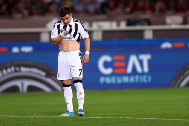 Torino Fc - Juventus Fc Francisco Conceicao of Juventus Fc looks on during the Serie A match beetween Torino Fc and Juventus Fcat Stadio Olimpico on May 24, 2026 in Turin, Italy . Torino Stadio Olimpico Italy Copyright: xMarcoxCanonierox