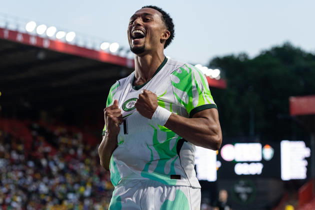 Nigeria v Zimbabwe, Unity Cup London 2026 GOAL 1-0.Nigeria forward Femi Azeez (7) celebrates after scoring a goal during the Unity Cup London 2026 match between Nigeria and Zimbabwe at The Valley, London, UK on 26 May 2026. London The Valley Greater London UK Editorial use only , Copyright: xToyinxOshodix PSI-24339-0036