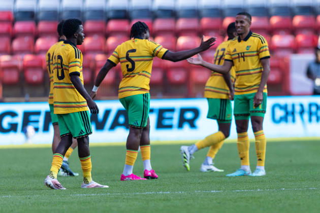 Nigeria v Zimbabwe, Unity Cup London 2026 GOAL 1-0.Nigeria forward Femi Azeez (7) celebrates after scoring a goal during the Unity Cup London 2026 match between Nigeria and Zimbabwe at The Valley, London, UK on 26 May 2026. London The Valley Greater London UK Editorial use only , Copyright: xToyinxOshodix PSI-24339-0104