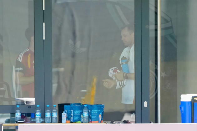 Goalkeeper Manuel Neuer Germany Germany trains behind closed doors Herzo Base 28 05 2026 German national team, training camp for World Cup preparation, Home Ground, HerzoBase, World of Adidas, Herzogenaurach
