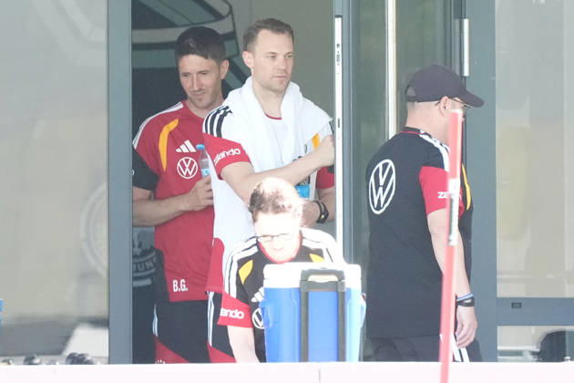 Goalkeeper Manuel Neuer Germany Germany trains behind closed doors with rehab coach Niklas Dietrich Herzo Base 28 05 2026 German national team, training camp for World Cup preparation, Home Ground, HerzoBase, World of Adidas, Herzogenaurach