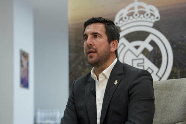 May 29, 2026, Madrid, Madrid, Spain: Enrique Riquelme attends an interview for Europa Press at his Electoral Headquarters at Paseo de la Castellana on May 29, 2026, in Madrid, Spain. Madrid Spain - ZUMAa181 20260529_zaa_a181_002 Copyright: xOscarxJ.xBarrosox