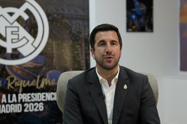 May 29, 2026, Madrid, Madrid, Spain: Enrique Riquelme attends an interview for Europa Press at his Electoral Headquarters at Paseo de la Castellana on May 29, 2026, in Madrid, Spain. Madrid Spain - ZUMAa181 20260529_zaa_a181_004 Copyright: xOscarxJ.xBarrosox