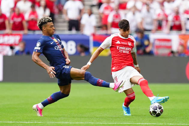 Paris Saint-Germain v Arsenal FC - UEFA Champions League Final 2026 Desire Doue of Paris Saint-Germain FC during the UEFA Champions League Final match between Paris Saint-Germain FC and Arsenal FC at Puskas Arena on May 30, 2026 in Budapest, Hungary Budapest Puskas Arena Hungary Hungary Copyright: xGiuseppexMaffiax 260528UCLFinal_PSG-Arsenal_GM_03804