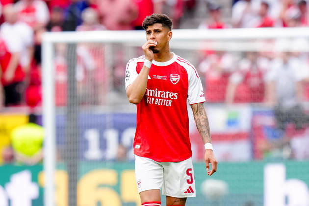 Paris Saint-Germain v Arsenal FC - UEFA Champions League Final 2026 Piero Hincapie of Arsenal FC during the UEFA Champions League Final match between Paris Saint-Germain FC and Arsenal FC at Puskas Arena on May 30, 2026 in Budapest, Hungary Budapest Puskas Arena Hungary Hungary Copyright: xGiuseppexMaffiax 260528UCLFinal_PSG-Arsenal_GM_04131