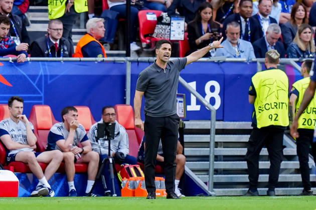 Paris Saint-Germain v Arsenal FC - UEFA Champions League Final 2026 Mikel Arteta Head Coach of Arsenal FC during the UEFA Champions League Final match between Paris Saint-Germain FC and Arsenal FC at Puskas Arena on May 30, 2026 in Budapest, Hungary Budapest Puskas Arena Hungary Hungary Copyright: xGiuseppexMaffiax 260528UCLFinal_PSG-Arsenal_GM_05053