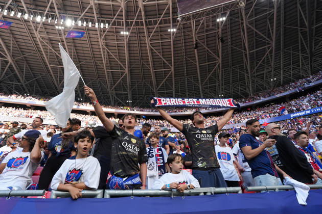 Paris Saint-Germain v Arsenal FC - UEFA Champions League Final 2026 Supporters of Paris Saint-Germain FC before the UEFA Champions League Final match between Paris Saint-Germain FC and Arsenal FC at Puskas Arena on May 30, 2026 in Budapest, Hungary Budapest Puskas Arena Hungary Hungary Copyright: xGiuseppexMaffiax 260530UCLFinal_PSG-Arsenal_GM_00181