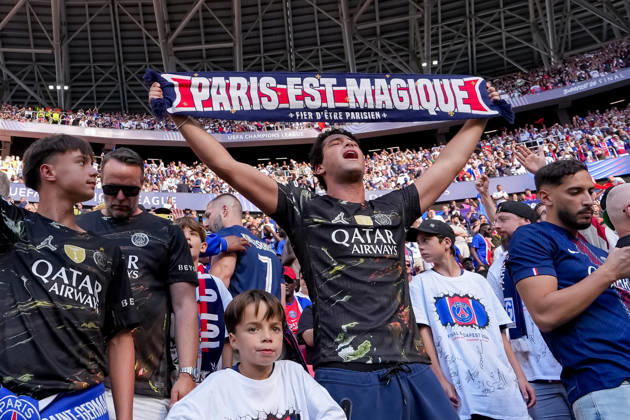 Paris Saint-Germain v Arsenal FC - UEFA Champions League Final 2026 Supporters of Paris Saint-Germain FC before the UEFA Champions League Final match between Paris Saint-Germain FC and Arsenal FC at Puskas Arena on May 30, 2026 in Budapest, Hungary Budapest Puskas Arena Hungary Hungary Copyright: xGiuseppexMaffiax 260530UCLFinal_PSG-Arsenal_GM_00193