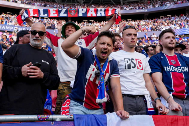 Paris Saint-Germain v Arsenal FC - UEFA Champions League Final 2026 Supporters of Paris Saint-Germain FC before the UEFA Champions League Final match between Paris Saint-Germain FC and Arsenal FC at Puskas Arena on May 30, 2026 in Budapest, Hungary Budapest Puskas Arena Hungary Hungary Copyright: xGiuseppexMaffiax 260530UCLFinal_PSG-Arsenal_GM_00215