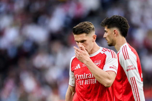 260530 Viktor Gyökeres of Arsenal looks dejected during the UEFA Champions League final match between Paris Saint Germain and Arsenal on May 30, 2026 in Budapest Photo Maxim Thore BILDBYRAN kod MT MT1056 fotboll football soccer fotball uefa champions league champions league paris saint germain arsenal bbeng depp Copyright: MAXIMxTHORE BB260530MT150