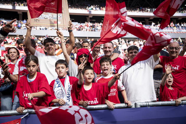 Football: Finale EUFA Champions League 2025-2026 - Paris Saint Germanin (PSG) V Arsenal - Puskas ArÃ na de Budapest Hongrie - 30 05 2026 Ambiance avec les supporters de l Ã quipe de Arsenal  Copyright: xElyxandroxCEGARRAx