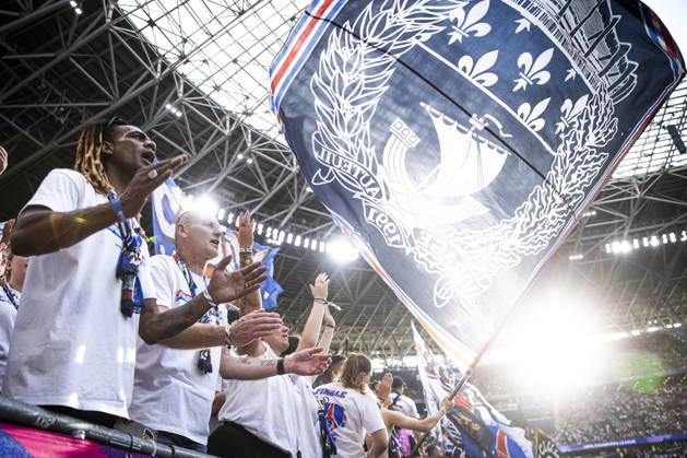 Football: Finale EUFA Champions League 2025-2026 - Paris Saint Germanin (PSG) V Arsenal - Puskas ArÃ na de Budapest Hongrie - 30 05 2026 Ambiance avec les supporters de l Ã quipe de Paris Saint Germain (PSG)  Copyright: xElyxandroxCEGARRAx