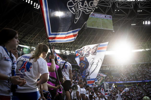 Football: Finale EUFA Champions League 2025-2026 - Paris Saint Germanin (PSG) V Arsenal - Puskas ArÃ na de Budapest Hongrie - 30 05 2026 Ambiance avec les supporters de l Ã quipe de Paris Saint Germain (PSG)  Copyright: xElyxandroxCEGARRAx