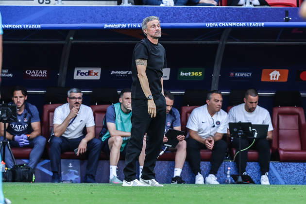 Sport, Football, UEFA Champions League Season 2025 2026 Final Paris Saint Germain FC Arsenal 30 05 2026, Puskas Arena Budapest Luis Enrique Coach Head Coach Paris Budapest Puskas Arena Hungary