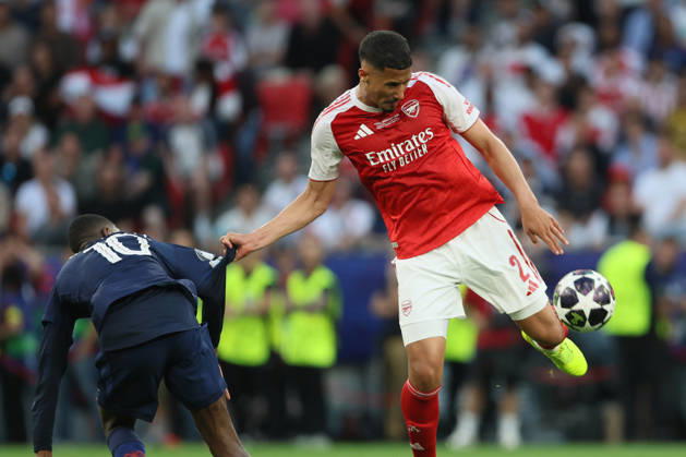 Paris Saint-Germain v Arsenal FC - UEFA Champions League Final 2026 Ousmane Dembele of Paris Saint-Germain and William Saliba of Arsenal challenge during the UEFA Champions League Final 2026 match between Paris Saint-Germain and Arsenal FC at Puskas Arena on May 30, 2026 in Budapest, Hungary. WARNING! This Photograph May Only Be Used For Newspaper And Or Magazine Editorial Purposes. May Not Be Used For Publications Involving 1 player, 1 Club Or 1 Competition Without Written Authorisation From Football DataCo Ltd. For Any Queries, Please Contact Football DataCo Ltd on +44 (0) 207 864 9121 Budapest Puskas Arena Hungary Hungary Copyright: xAllstarxPicturexLibraryxLtdx