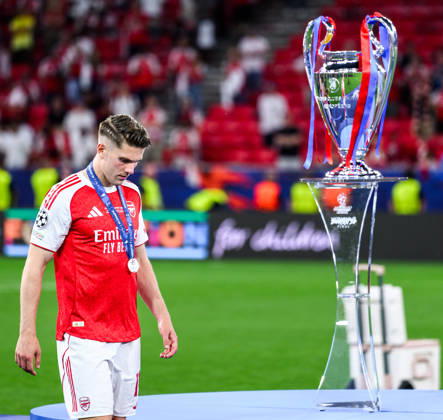 260530 Viktor Gyökeres of Arsenal looks dejected after the UEFA Champions League final match between Paris Saint Germain and Arsenal on May 30, 2026 in Budapest Photo Maxim Thore BILDBYRAN kod MT MT1056 fotboll football soccer fotball uefa champions league champions league paris saint germain arsenal bbeng depp Copyright: MAXIMxTHORE BB260530MT255