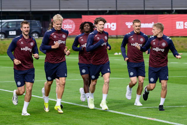 Fußball, Nationalteam Dänemark, Training