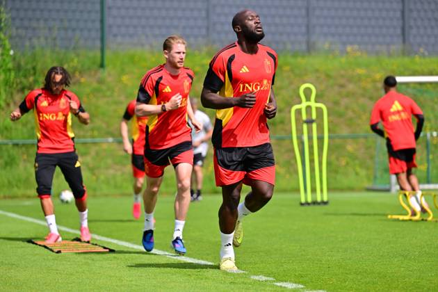 Fußball, Nationalteam Belgien, Training