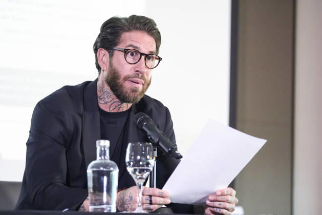 Fußball, Spanien, FC Sevilla, Pressekonferenz mit Sergio Ramos