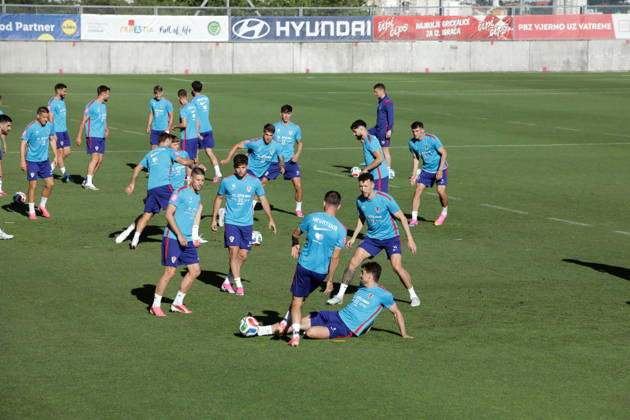 Fußball, Nationalteam Kroatien, Training