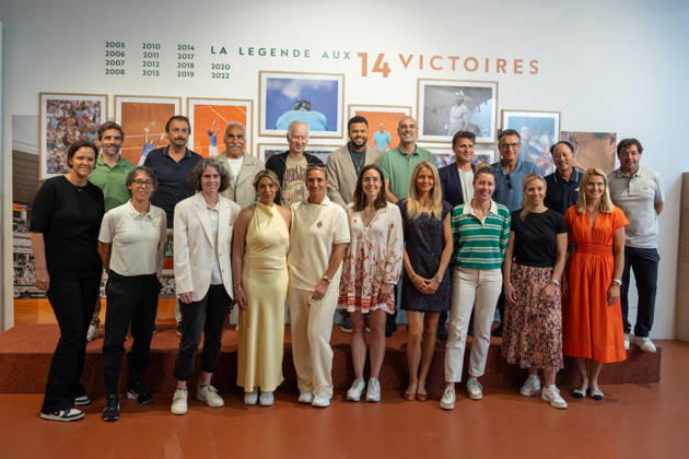 Tennis, French Open, Trophy Legends, Pressekonferenz