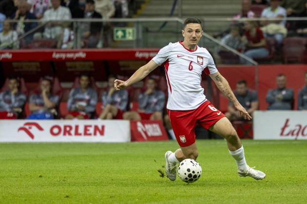 Poland - Nigeria 03.06.2026 football, Warsaw, PGE National Stadium, FIFA , friendly international game match Poland - Nigeria ( mecz towarzyski, pilka nozna, Polska - Nigeria ) image shows: Bartosz Slisz photo Katarzyna Plewczynska Fotostyk Copyright: xKatarzynaxPlewczynskax 20260603FCTKPKAPL7332