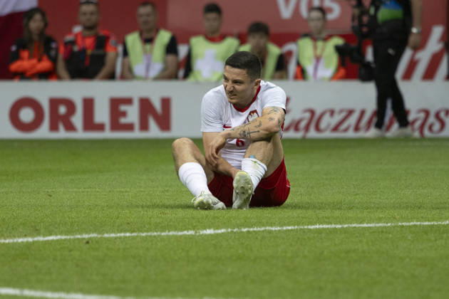 Poland - Nigeria 03.06.2026 football, Warsaw, PGE National Stadium, FIFA , friendly international game match Poland - Nigeria ( mecz towarzyski, pilka nozna, Polska - Nigeria ) image shows: Bartosz Slisz photo Katarzyna Plewczynska Fotostyk Copyright: xKatarzynaxPlewczynskax 20260603FCTKPKAPL7261
