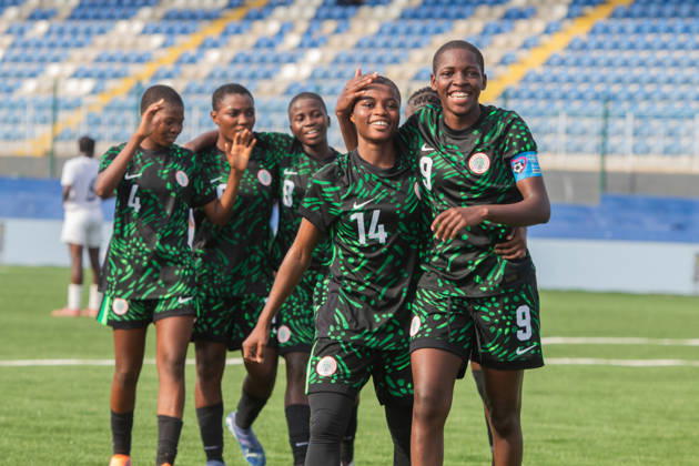 Nigeria v Guinea - 2026 FIFA U-17 Women s World Cup Qualifier Nigeria s U-17 women s national team, Nationalteam the Flamingos, celebrate their victory after defeating Guinea 6-0 (11-0 aggregate) in the second leg of the 2026 FIFA U-17 Women s World Cup Qualifier at Remo Stadium in Ikenne, Ogun State, Nigeria, on May 31, 2026. The victory advances Nigeria to the final round of the qualifiers for the 2026 FIFA U-17 Women s World Cup in Morocco. Ikenne Nigeria  Copyright: xAdekunlexAjayix originalFilename:ajayi-notitle260531_npD0m