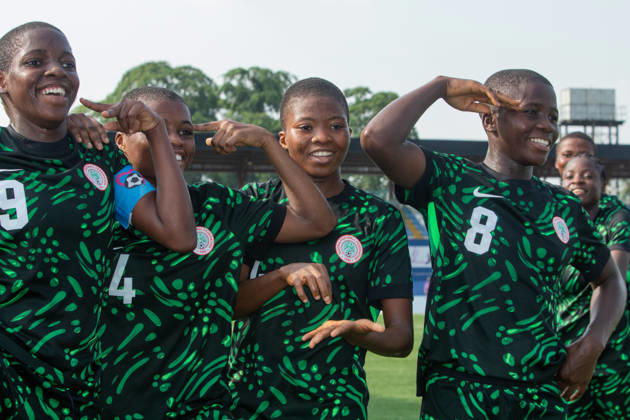 Nigeria v Guinea - 2026 FIFA U-17 Women s World Cup Qualifier Nigeria s U-17 women s national team, Nationalteam the Flamingos, celebrate their victory after defeating Guinea 6-0 (11-0 aggregate) in the second leg of the 2026 FIFA U-17 Women s World Cup Qualifier at Remo Stadium in Ikenne, Ogun State, Nigeria, on May 31, 2026. The victory advances Nigeria to the final round of the qualifiers for the 2026 FIFA U-17 Women s World Cup in Morocco. Ikenne Nigeria  Copyright: xAdekunlexAjayix originalFilename:ajayi-notitle260531_npGL4