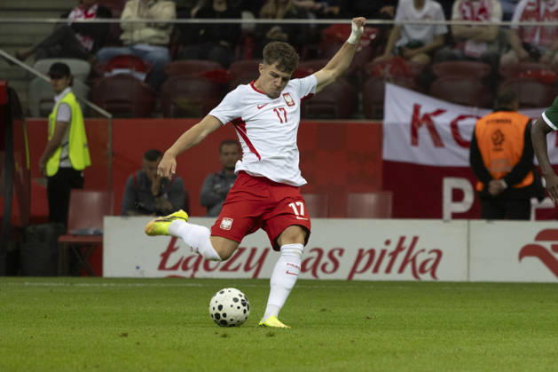 Poland - Nigeria 03.06.2026 football, Warsaw, PGE National Stadium, FIFA , friendly international game match Poland - Nigeria ( mecz towarzyski, pilka nozna, Polska - Nigeria ) image shows: Oskar Pietuszewski photo Katarzyna Plewczynska Fotostyk Copyright: xKatarzynaxPlewczynskax 20260603FCTKPKAPL7894