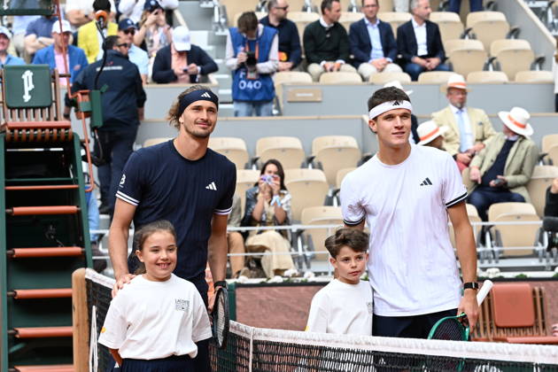 Tennis, French Open, Tag 13, Zverev - Mensik