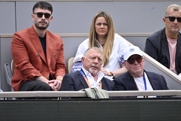 Tennis, French Open, Frauen, Finale, Boris Becker unter den Zuschauern