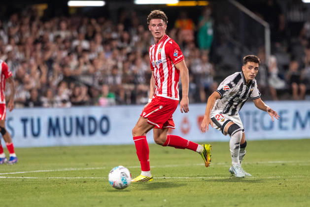 ESP LaLiga Hypermotion playoff CD Castellon v UD Almeria Stefan Dzodic of Almeria during LaLiga Hypermotion playoff between CD Castellon v UD Almeria played at SkyFi Castalia Stadium in Castellon, on June 6, 2026 in Spain Spain Football Copyright: xJudithxAmigox xAgenciaxLOFx