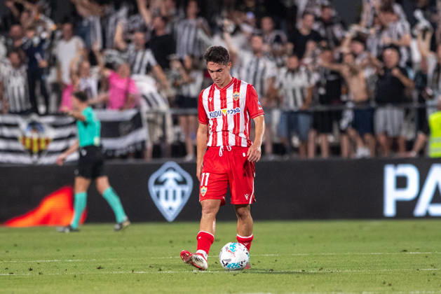 ESP LaLiga Hypermotion playoff CD Castellon v UD Almeria Sergio Arribas of Almeria during LaLiga Hypermotion playoff between CD Castellon v UD Almeria played at SkyFi Castalia Stadium in Castellon, on June 6, 2026 in Spain Spain Futbol Copyright: xJudithxAmigox xAgenciaxLOFx