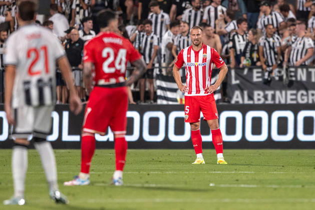 ESP LaLiga Hypermotion playoff CD Castellon v UD Almeria Rodrigo Ely of Almeria during LaLiga Hypermotion playoff between CD Castellon v UD Almeria played at SkyFi Castalia Stadium in Castellon, on June 6, 2026 in Spain Spain Football Copyright: xJudithxAmigox xAgenciaxLOFx